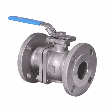 floating ball valve flanged stainless steel lever operated
