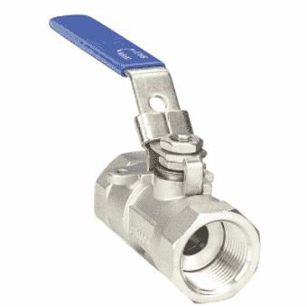 floating ball valve thread socket stainless steel lever operated